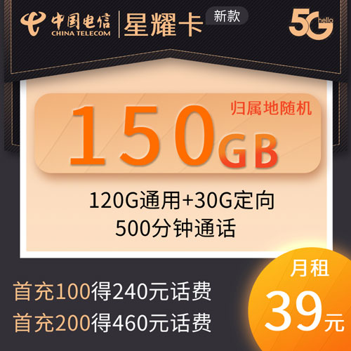 电信星耀卡29元套餐  第1张