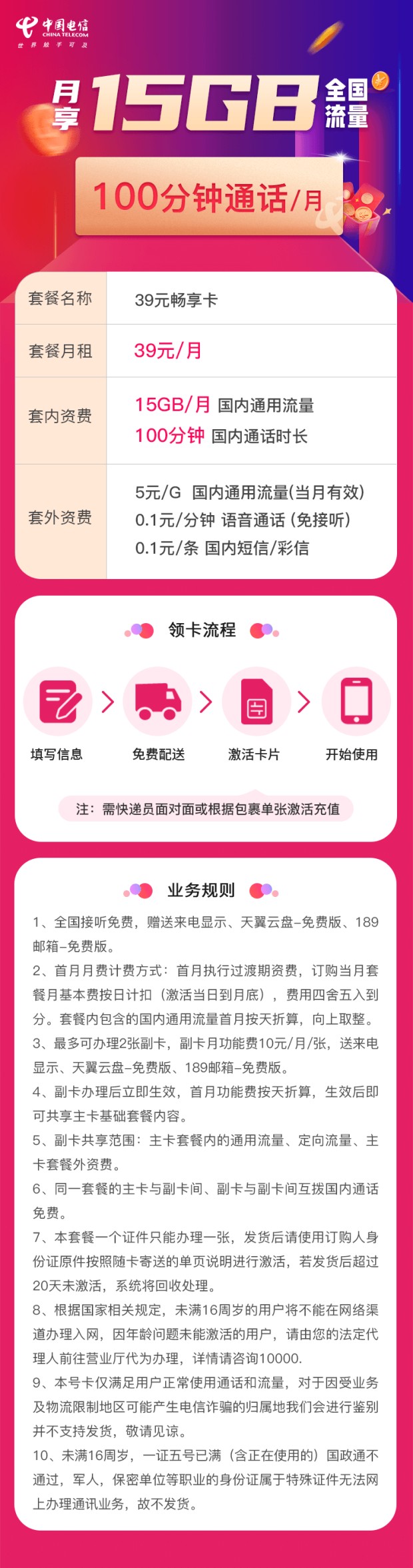 电信畅享卡  第2张