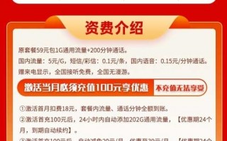 浙江联通金兔卡，39元203G通用+200分钟通话