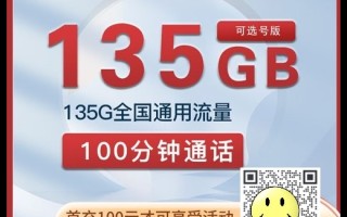 江苏联通天欣卡，19元135G通用+100分钟可选号