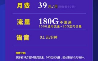 山东电信流量星卡，电信大烧烤卡39元180G(20年套餐)