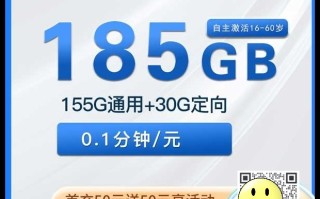 河北电信天益卡19元155G通用+30G定向套餐介绍
