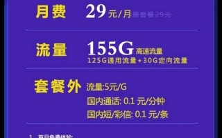 电信通用专属流量卡_电信小烧烤卡29元155G（20年套餐 ）