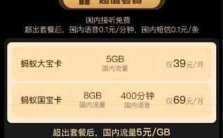 蚂蚁国宝卡69元套餐